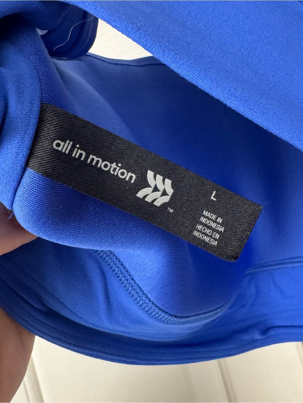 all in motion Royal Blue Athletic Crop Top - Picture 4 of 5